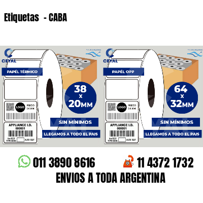 Etiquetas  - CABA