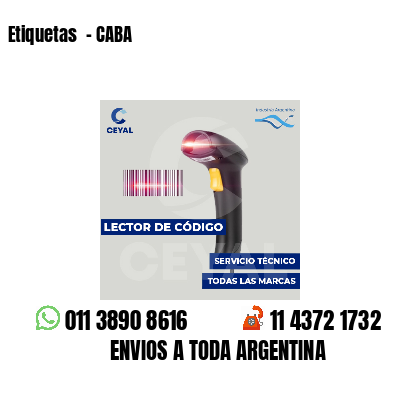 Etiquetas  - CABA