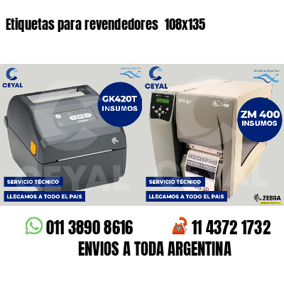 Etiquetas para revendedores  108x135