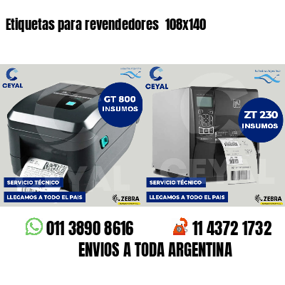 Etiquetas para revendedores  108x140