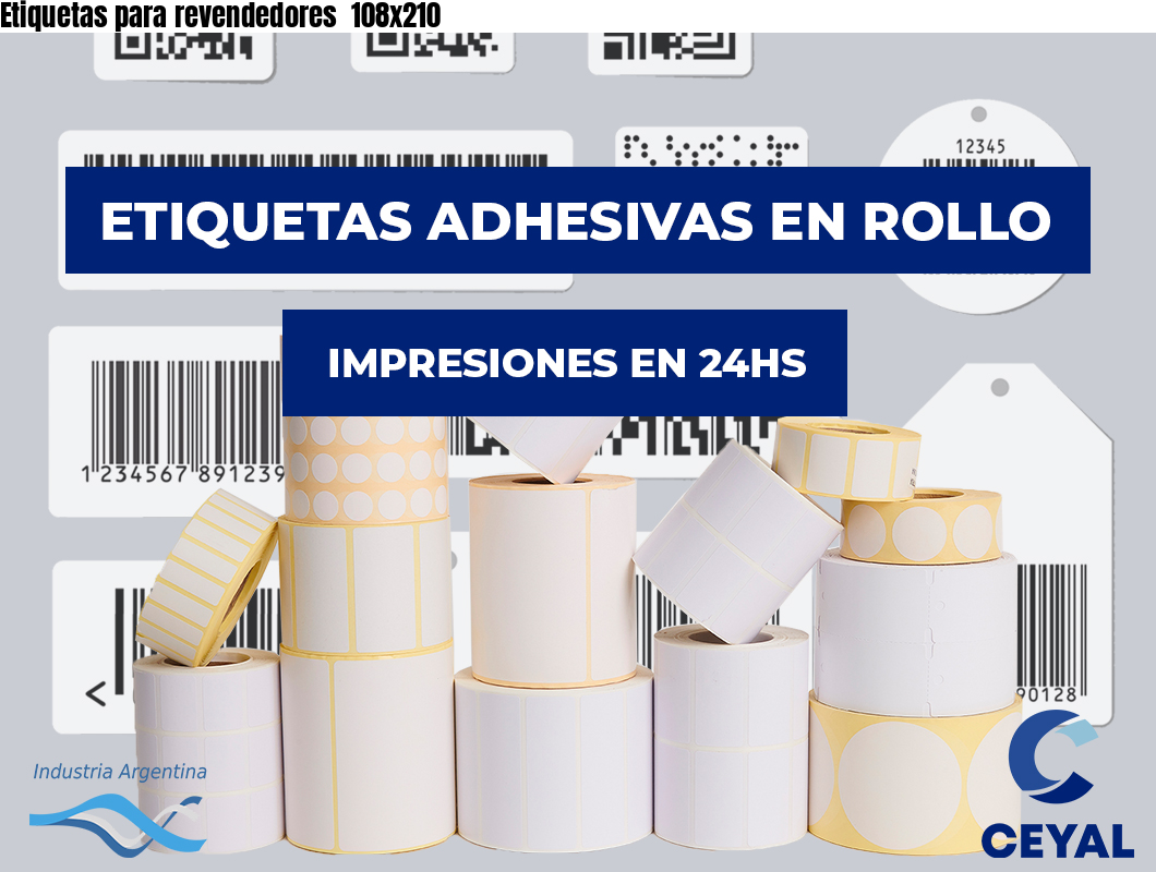 Etiquetas para revendedores  108×210