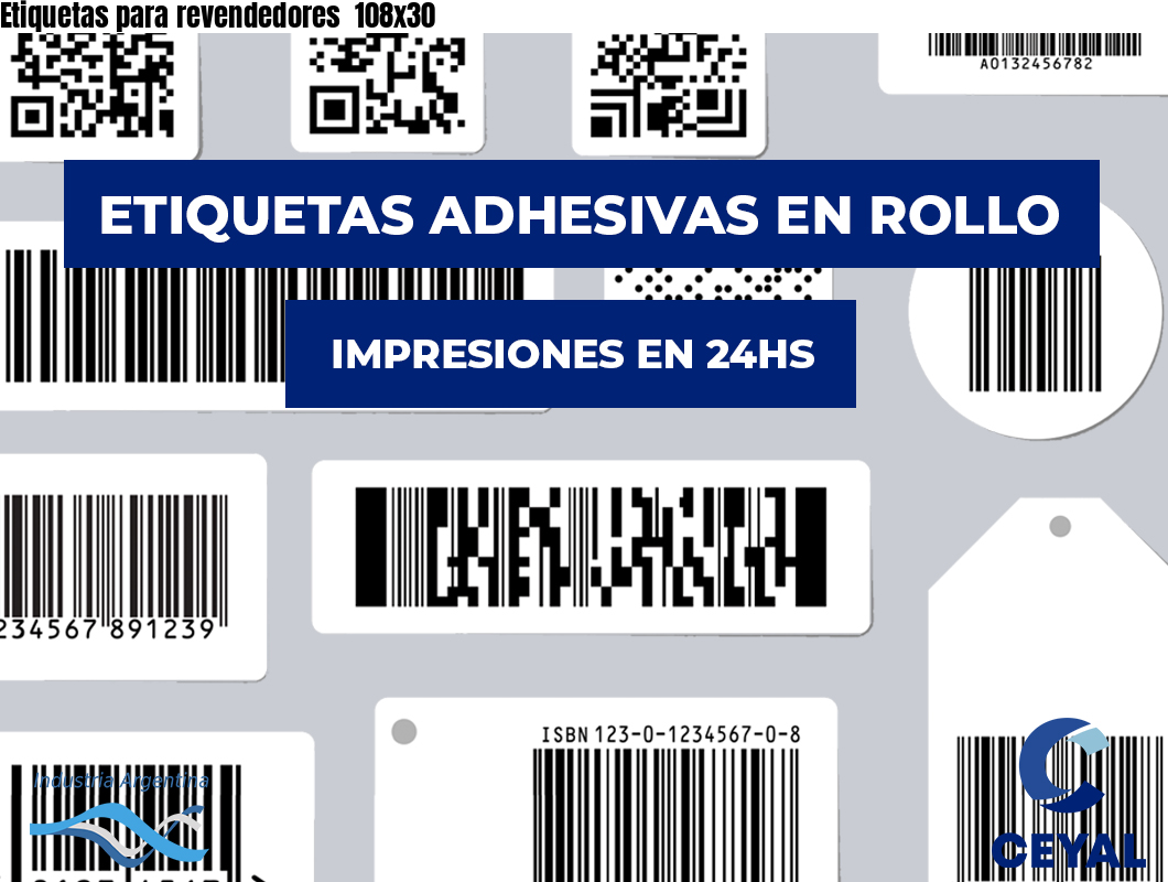 Etiquetas para revendedores  108×30
