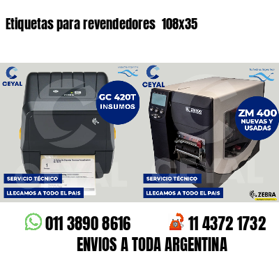 Etiquetas para revendedores  108x35