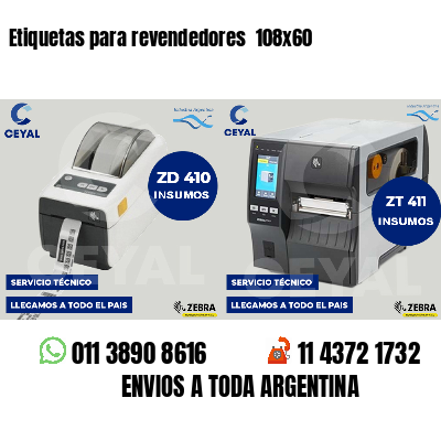 Etiquetas para revendedores  108x60