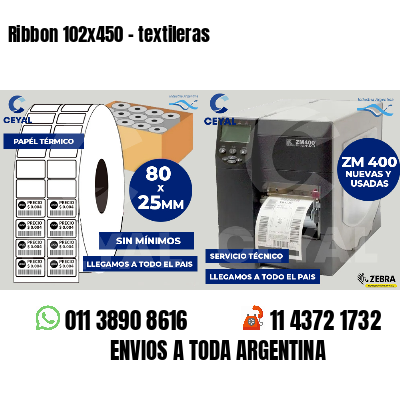 Ribbon 102x450 - textileras