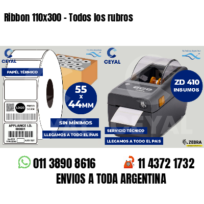 Ribbon 110x300 - Todos los rubros