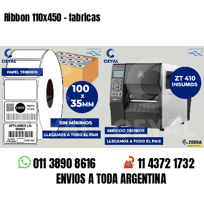 Ribbon 110x450 - fabricas