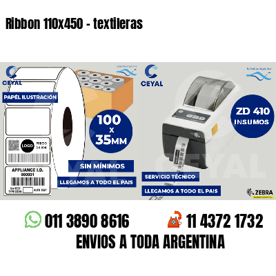 Ribbon 110x450 - textileras