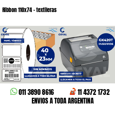 Ribbon 110x74 - textileras