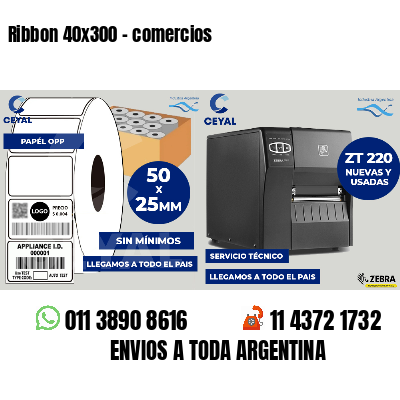 Ribbon 40x300 - comercios