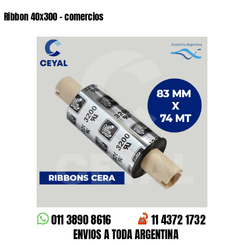 Ribbon 40×300 – comercios