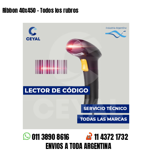 Ribbon 40x450 - Todos los rubros