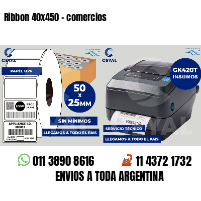 Ribbon 40x450 - comercios