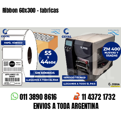 Ribbon 60x300 - fabricas
