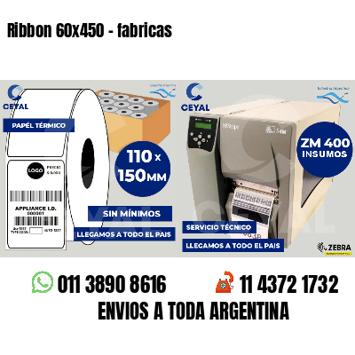 Ribbon 60x450 - fabricas