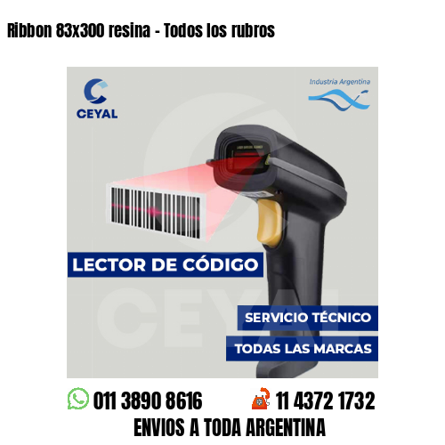Ribbon 83x300 resina - Todos los rubros