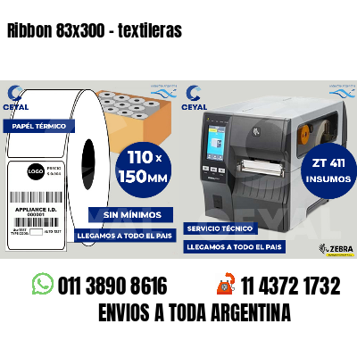 Ribbon 83x300 - textileras