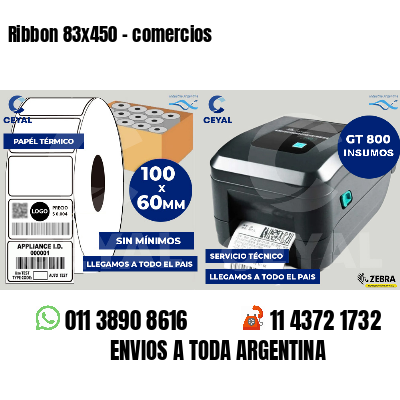 Ribbon 83x450 - comercios