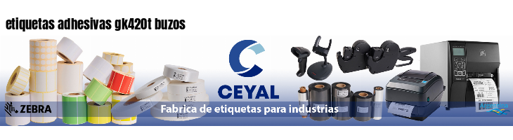 etiquetas adhesivas gk420t buzos