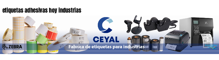 etiquetas adhesivas hoy industrias