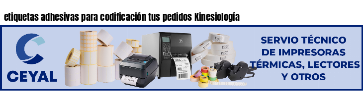 etiquetas adhesivas para codificación tus pedidos Kinesiología