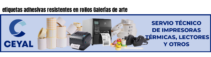 etiquetas adhesivas resistentes en rollos Galerías de arte