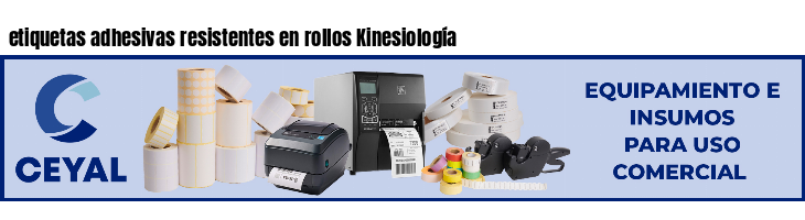 etiquetas adhesivas resistentes en rollos Kinesiología