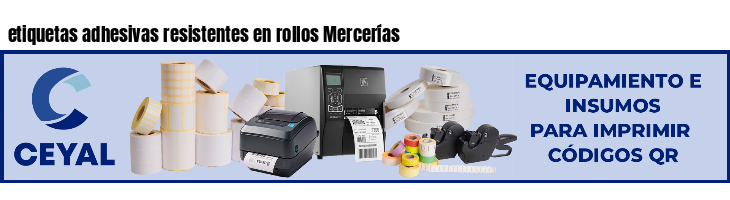 etiquetas adhesivas resistentes en rollos Mercerías