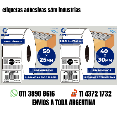etiquetas adhesivas s4m industrias