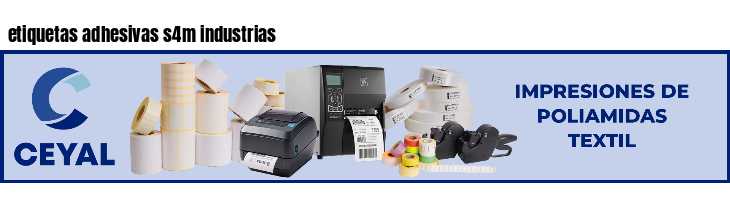 etiquetas adhesivas s4m industrias