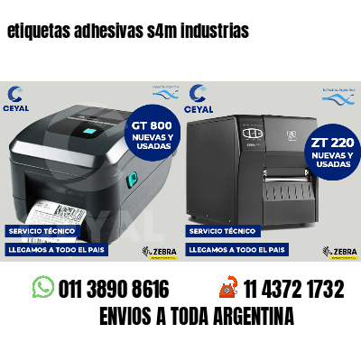 etiquetas adhesivas s4m industrias