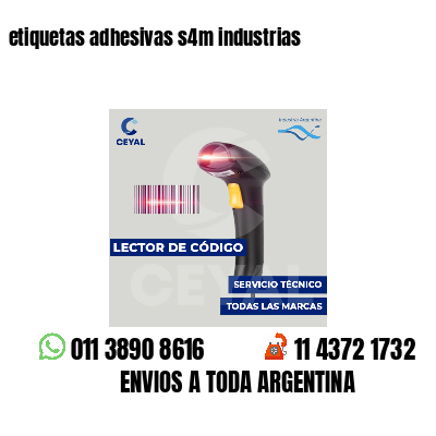 etiquetas adhesivas s4m industrias