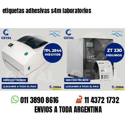 etiquetas adhesivas s4m laboratorios