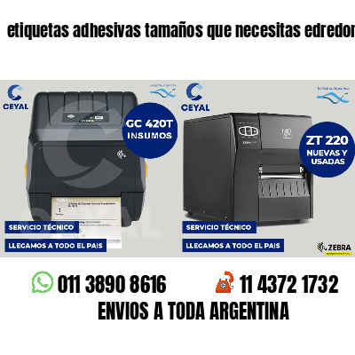 etiquetas adhesivas tamaños que necesitas edredones