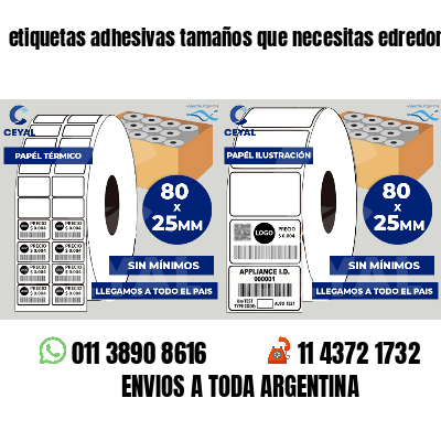 etiquetas adhesivas tamaños que necesitas edredones