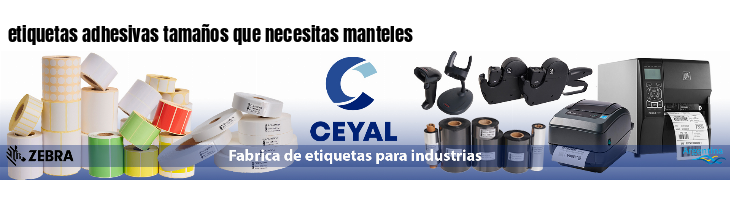 etiquetas adhesivas tamaños que necesitas manteles
