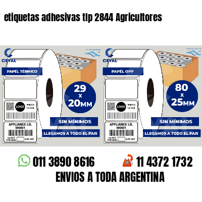 etiquetas adhesivas tlp 2844 Agricultores