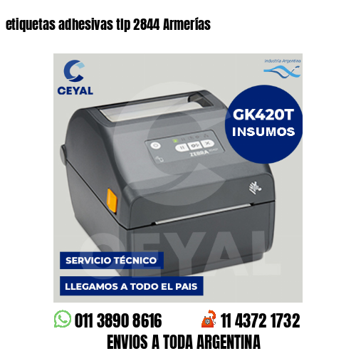 etiquetas adhesivas tlp 2844 Armerías