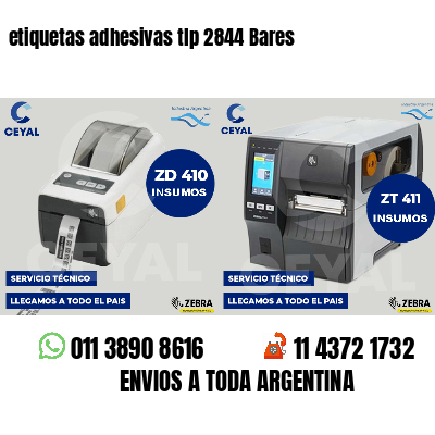 etiquetas adhesivas tlp 2844 Bares