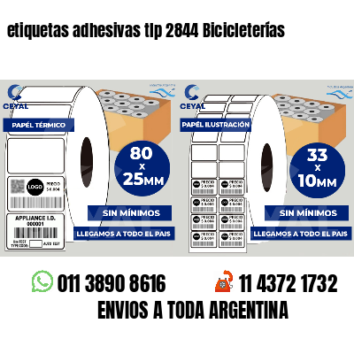 etiquetas adhesivas tlp 2844 Bicicleterías