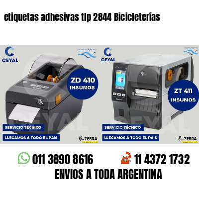 etiquetas adhesivas tlp 2844 Bicicleterías