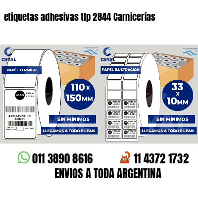 etiquetas adhesivas tlp 2844 Carnicerías