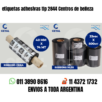 etiquetas adhesivas tlp 2844 Centros de belleza