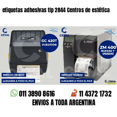etiquetas adhesivas tlp 2844 Centros de estética