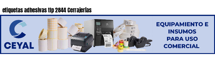 etiquetas adhesivas tlp 2844 Cerrajerías
