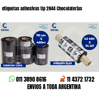 etiquetas adhesivas tlp 2844 Chocolaterías