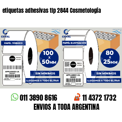 etiquetas adhesivas tlp 2844 Cosmetología