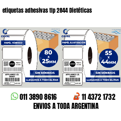 etiquetas adhesivas tlp 2844 Dietéticas