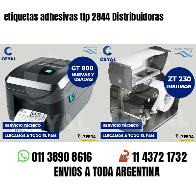 etiquetas adhesivas tlp 2844 Distribuidoras