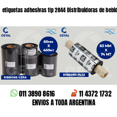 etiquetas adhesivas tlp 2844 Distribuidoras de bebidas